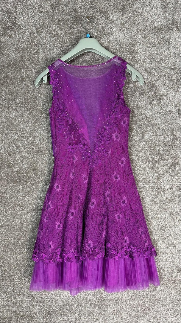 Robe de soirée Linea Raffaelli violet - 36 Réf: 265 Image principale du produit
