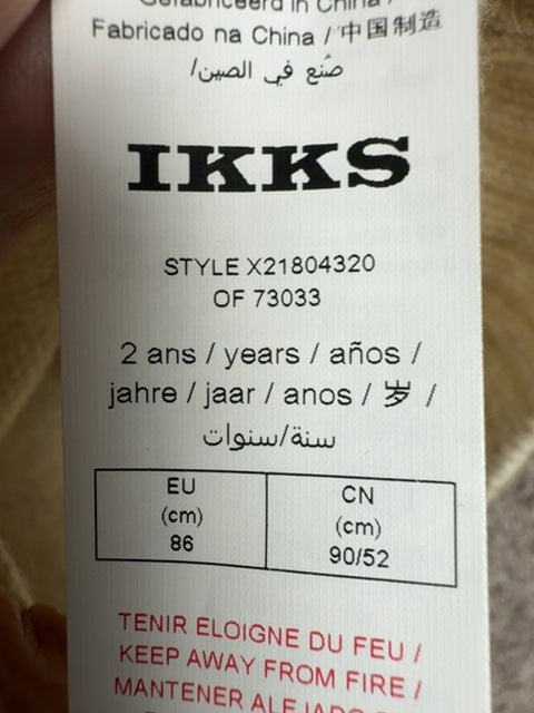 Pull enfant Ikks beige clair - 2 ans Réf: 608