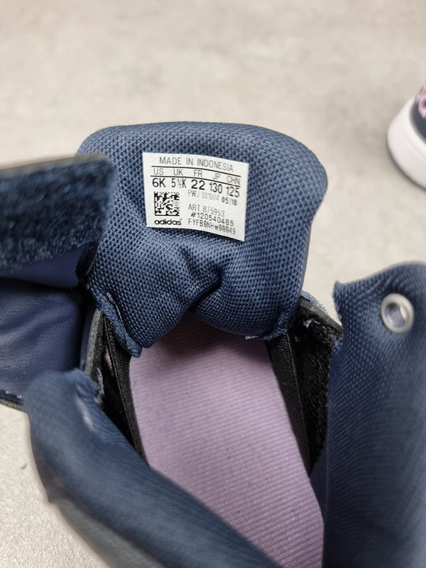 Baskets bébé Adidas Hoops Mid marine - Taille 22 C004