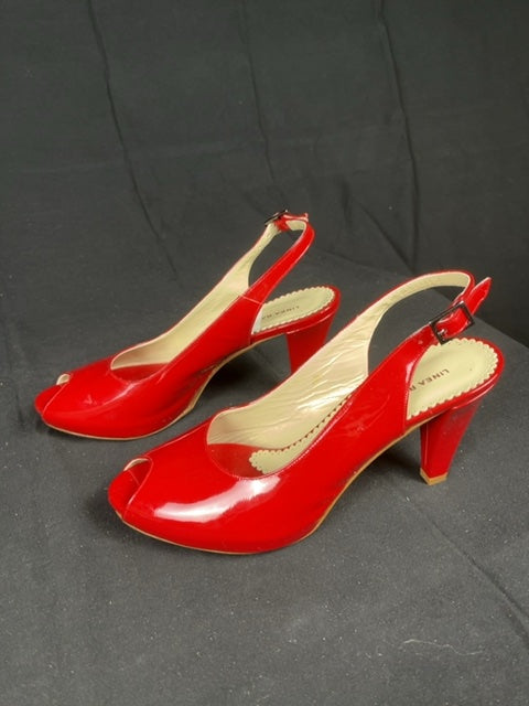 Escarpins Linea Raffaelli rouge - 38 Réf: C139