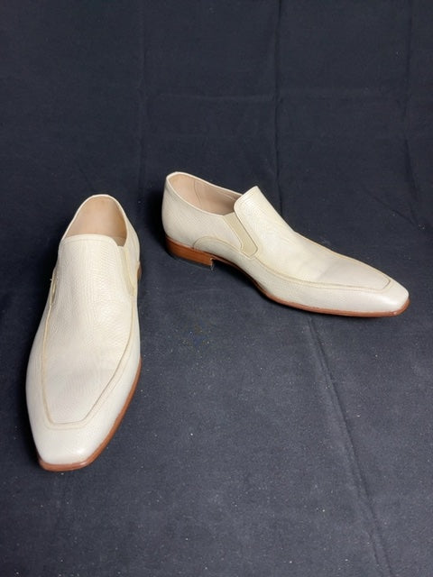 Mocassins Archetti Crème - 41.5 Réf: C116