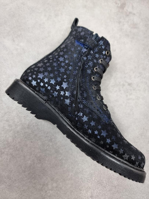 Bottines fiille Clic! noir étoiles - Taille 30 Réf: C241