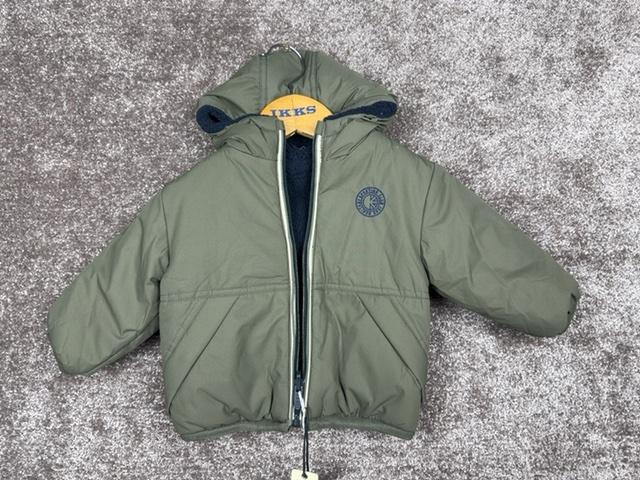 Manteau Doudoune réversible Ikks kaki déperlante - 12 mois / 74cm Réf: 0446
