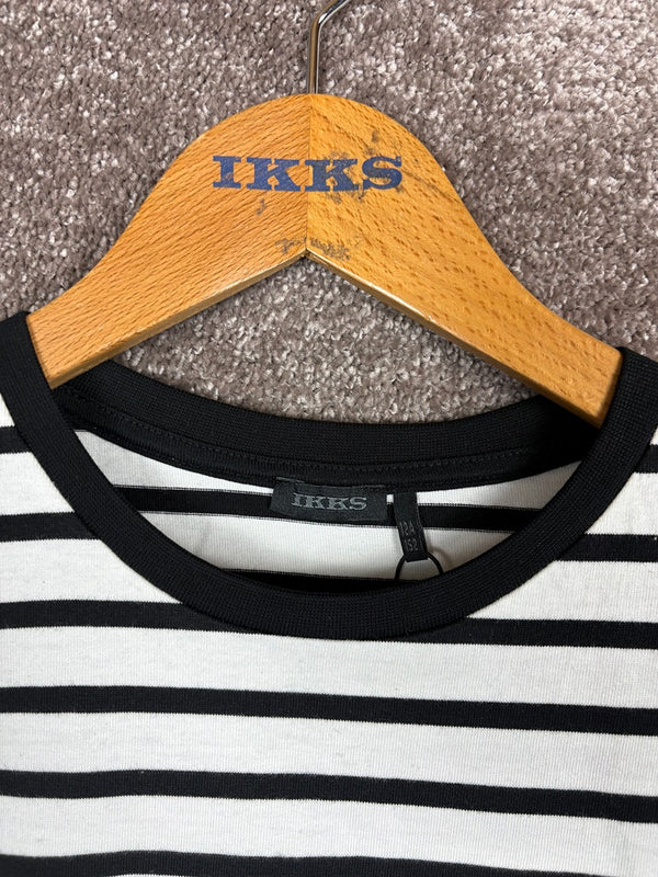 T-shirt manches longues Ikks Noir et Blanc - 12 ans