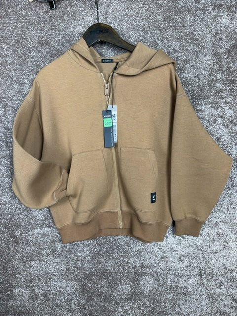Sweat zippé Ikks marron - Xxs Réf: 607