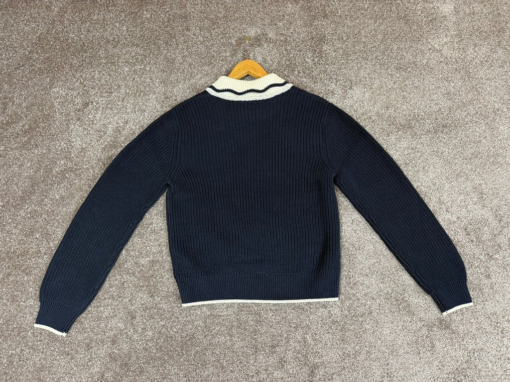 Pull Marine tricot col écru Ikks Marine fille - 14 Ans Réf: 020