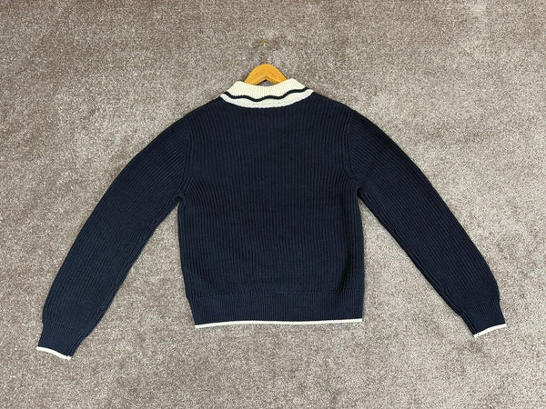 Pull Marine tricot col écru Ikks Marine fille - 14 Ans Réf: 020