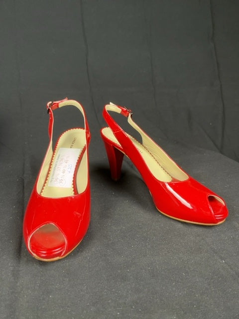 Escarpins Linea Raffaelli rouge - 38 Réf: C139