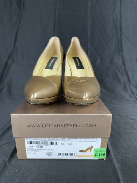 Escarpins Linea Raffaelli Doré - 40.5 Réf: 196