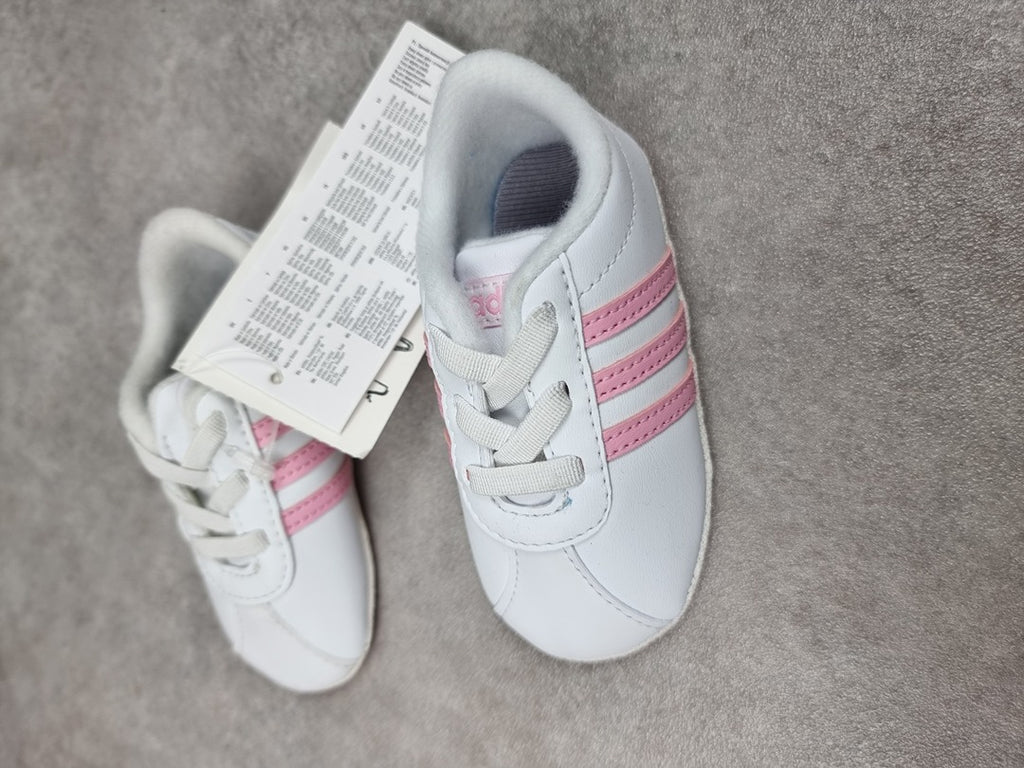 Chaussons et pantoufle adidas blanc et rose - Pointure 19 C026