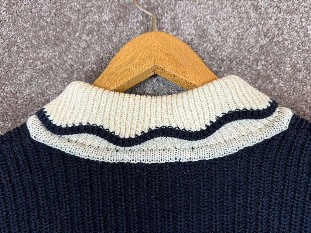 Pull Marine tricot col écru Ikks Marine fille - 14 Ans Réf: 020