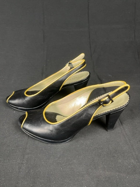 Escarpins Linea Raffaelli Noir - 38.5 Réf: C147