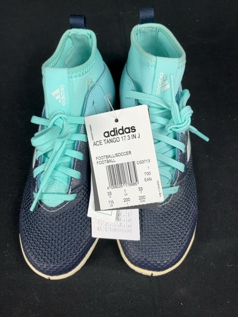 Chaussures de football Adidas Turquoise - 33 Réf: C079