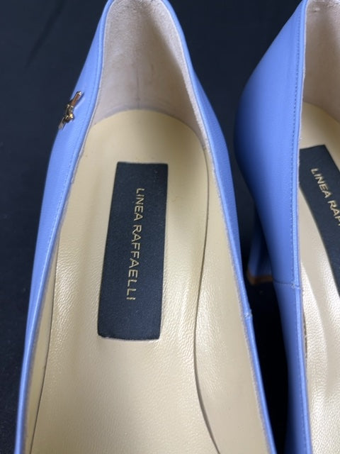 Escarpins Linea Raffaelli bleu ciel - 38.5 Réf: C163