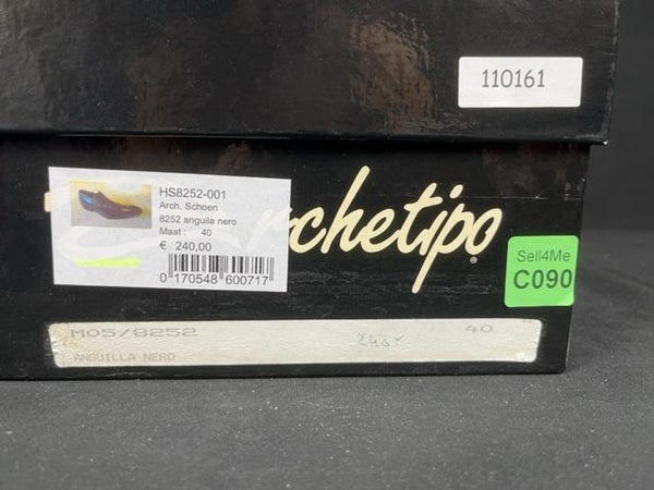 Chaussures habillées Archetipo noir avec semelle en cuir - 40 Réf: 090