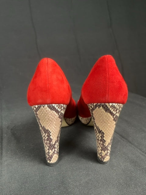 Escarpins Linea Raffaelli Rouge - 38.5 Réf: C141
