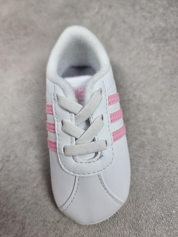 Chaussons et pantoufle adidas blanc et rose - Pointure 19 C026