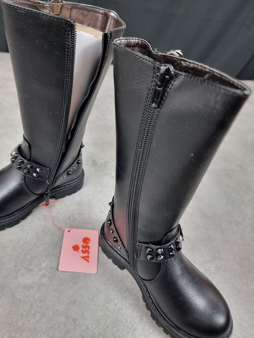 Bottes fille Asso noires - Pointure 25 C022