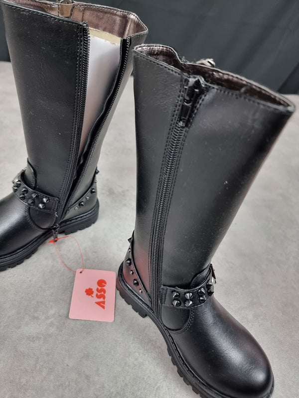Bottes fille Asso noires - Pointure 25 C022