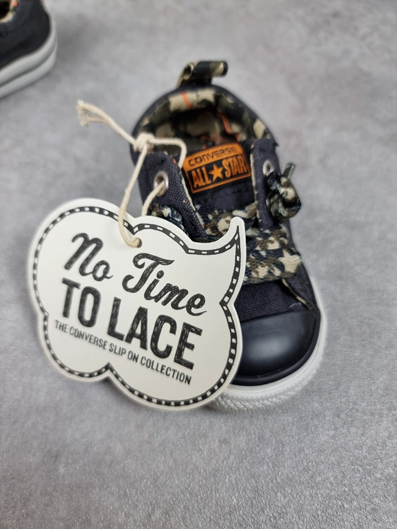 Baskets bébé Converse noir - Pointure 19 C025