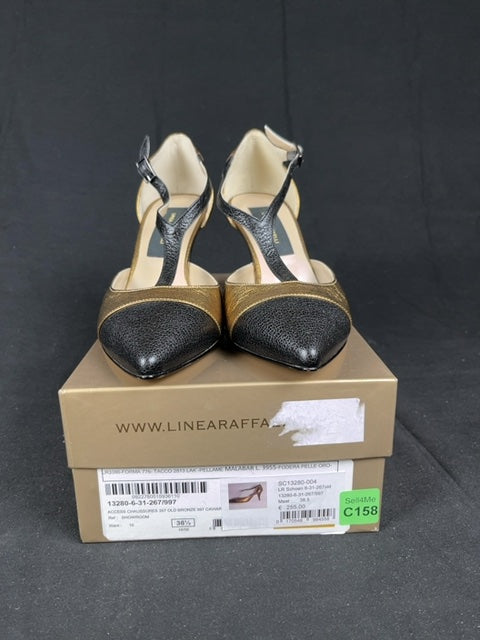 Escarpins Linea Raffaelli Doré - 38.5 Réf: C158