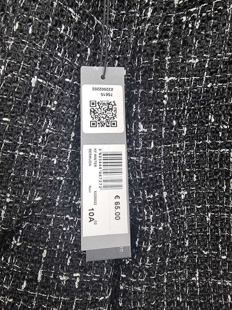 Short bermuda Ikks noir tweed - 10 ans