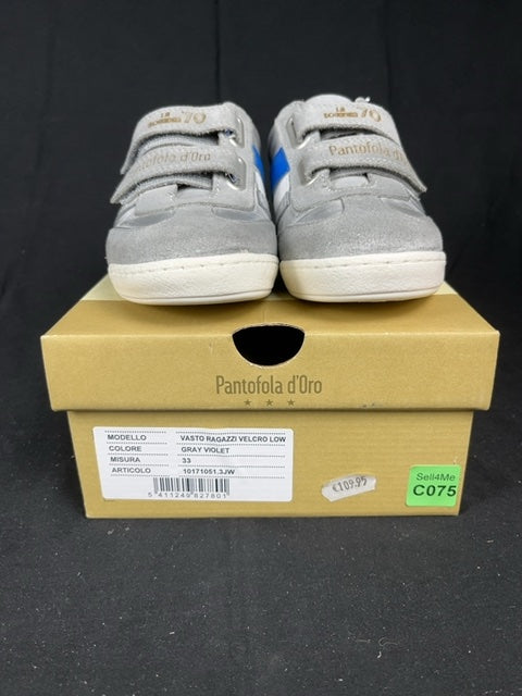 Baskets Pantofola d'oro Gris - 33 Réf: C075