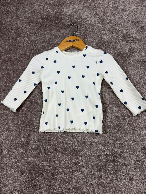 Ensemble robe bloomer et tee-shirt Ikks rose et blanc - 18 mois / 80cm Réf: 0628