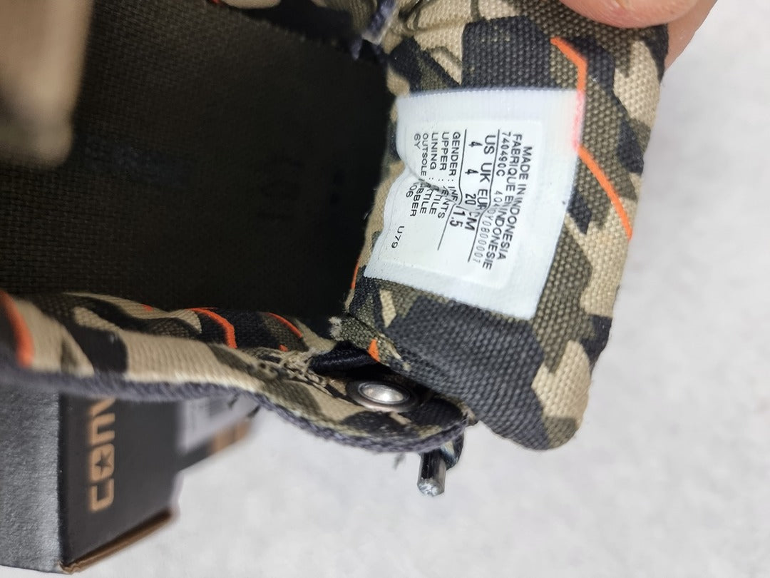 Baskets bébé Converse noir camouflage - Taille 20 C003