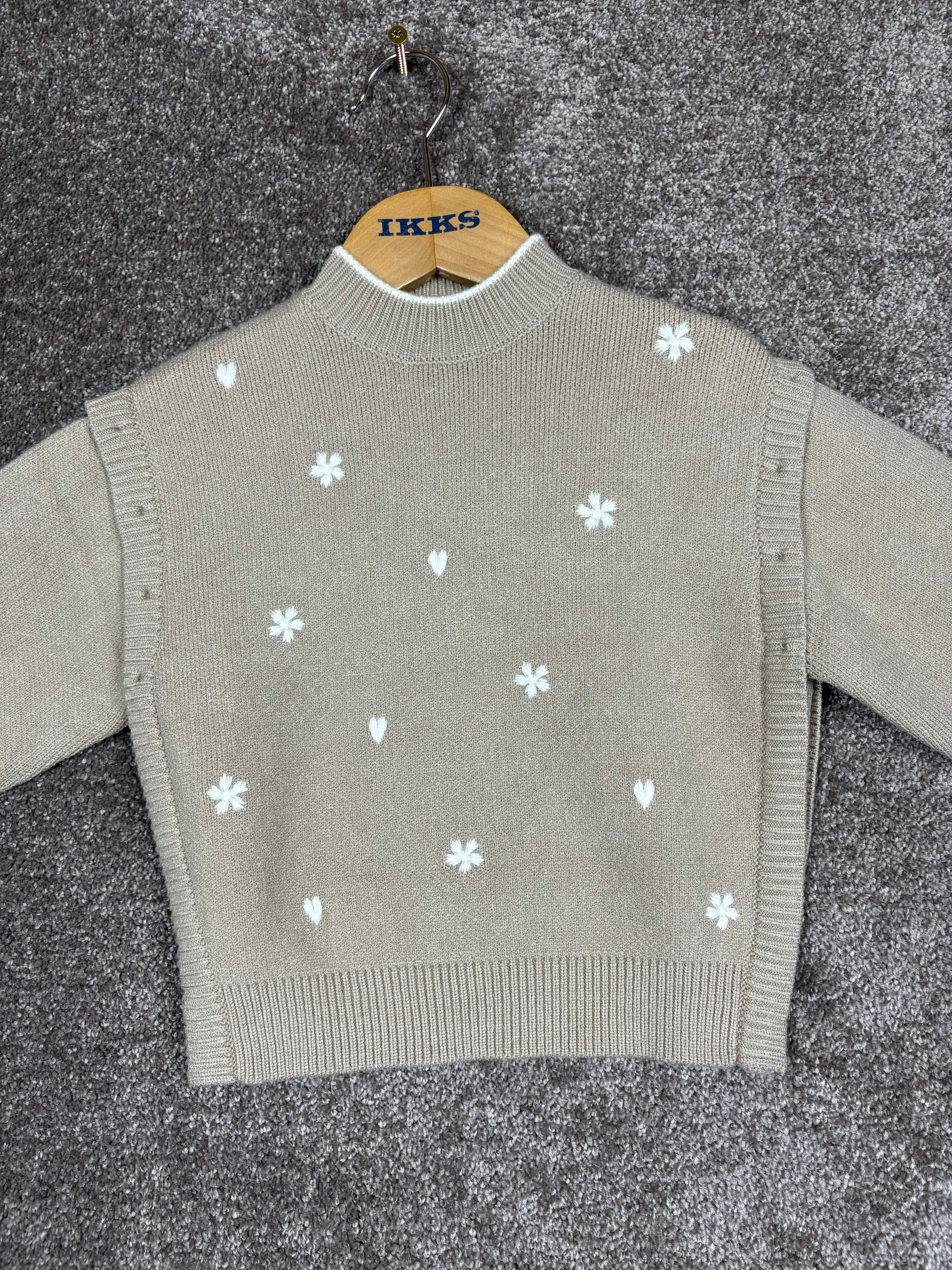 Pull IKKS beige enfant 4 ans