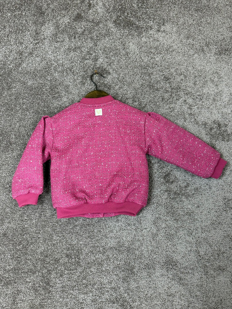 Blouson Aviateur Ikks Fuchsia - 8 Ans