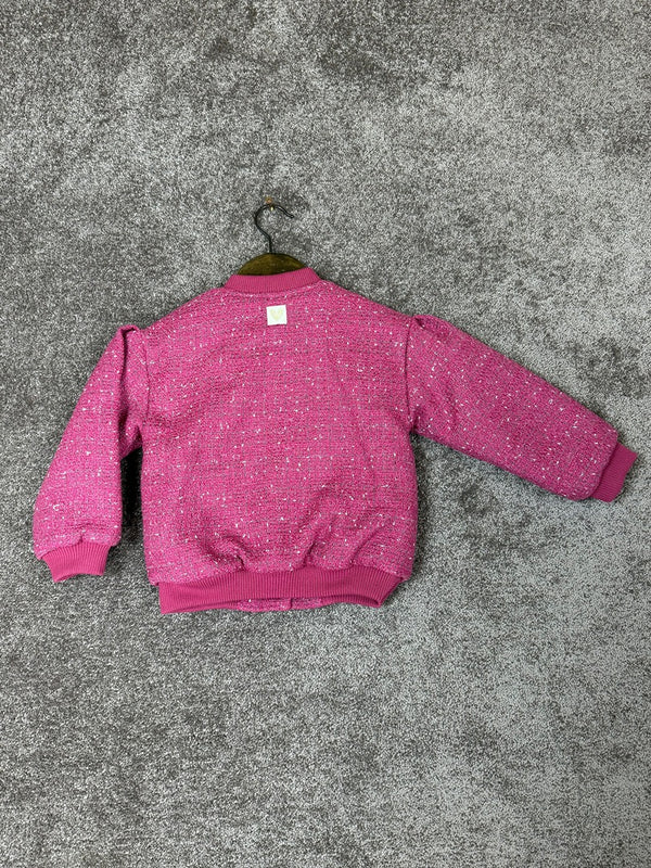 Blouson Aviateur Ikks Fuchsia - 8 Ans