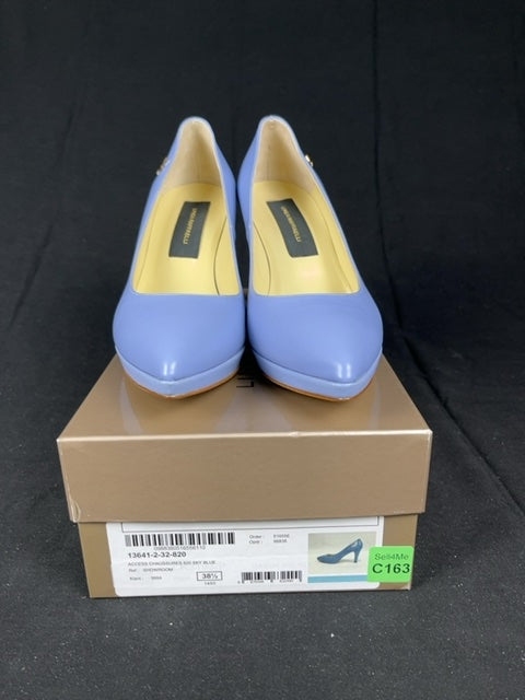 Escarpins Linea Raffaelli bleu ciel - 38.5 Réf: C163