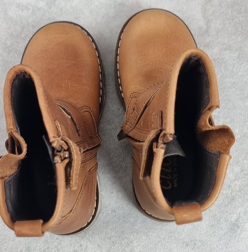 Bottine Clic! cuir Marron - Pointure 25 C024