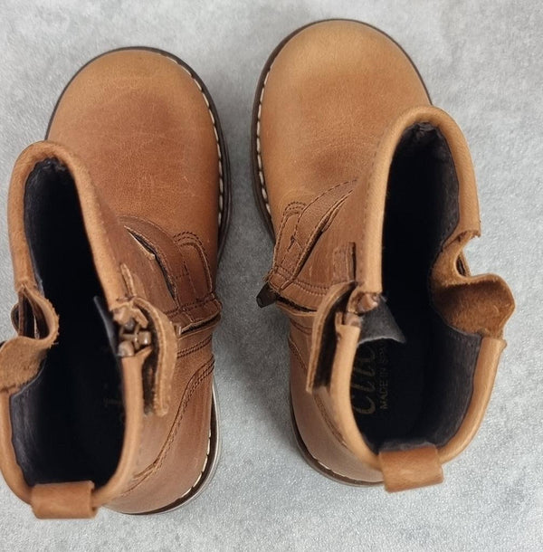 Bottine Clic! cuir Marron - Pointure 25 C024