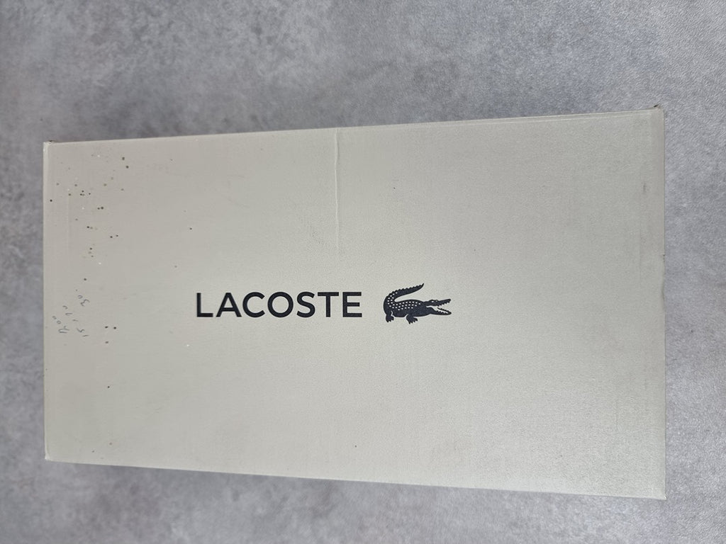Chaussures Lacoste en cuir noir et vert - 38