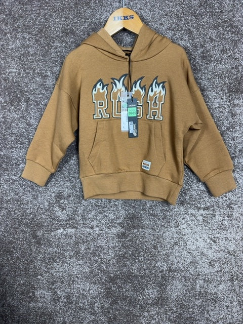 Sweat à capuche enfant Ikks marron - 4 ans / 104 cm Réf: 605
