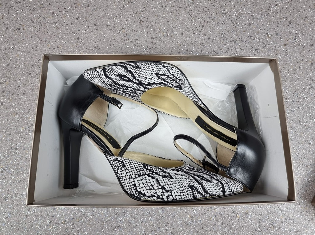 Chaussures à talon Linea Raffaelli Noir Blanc Python - 39.5