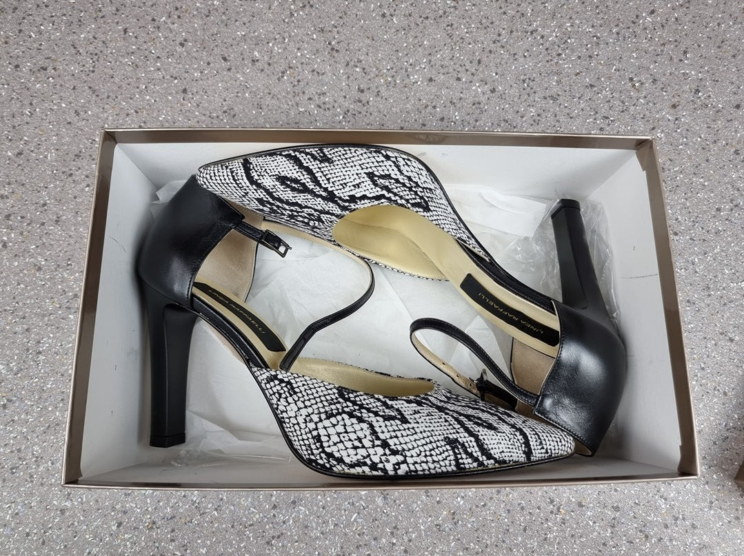 Chaussures à talon Linea Raffaelli Noir Blanc Python - 39.5
