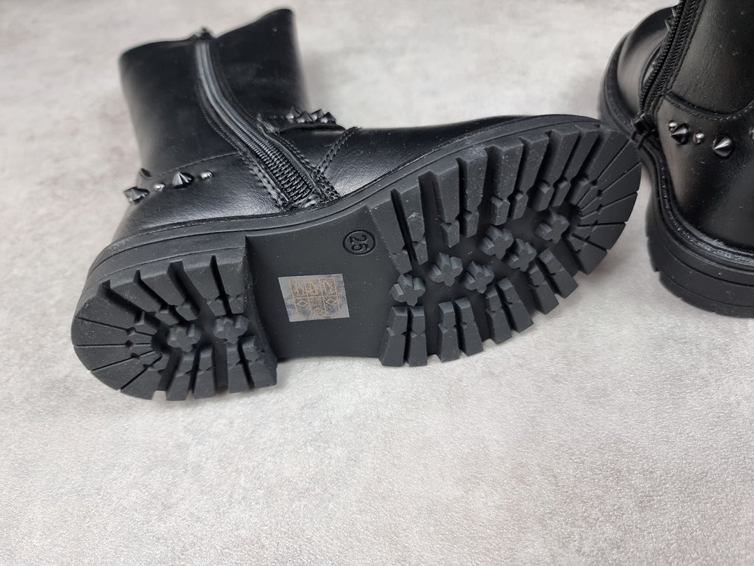 Bottes fille Asso noires - Pointure 25 C022