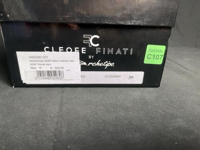 Souliers Cleofe Finati Bleu - 39 Réf: C107