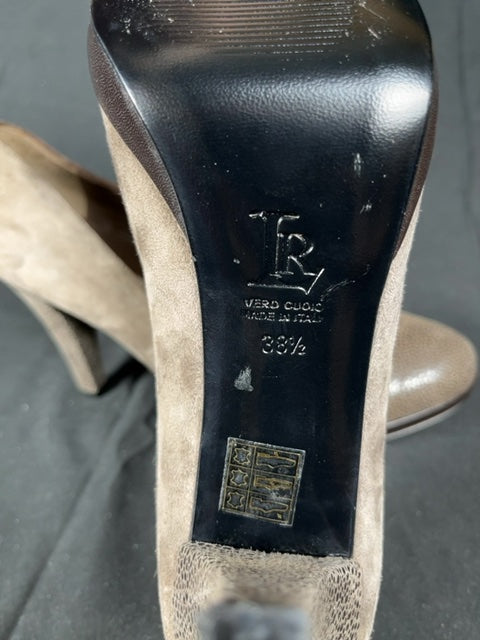 Escarpins Linea Raffaelli marron - 38.5 Réf: C167