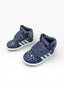 Baskets bébé Adidas Hoops Mid marine - Taille 22 C004