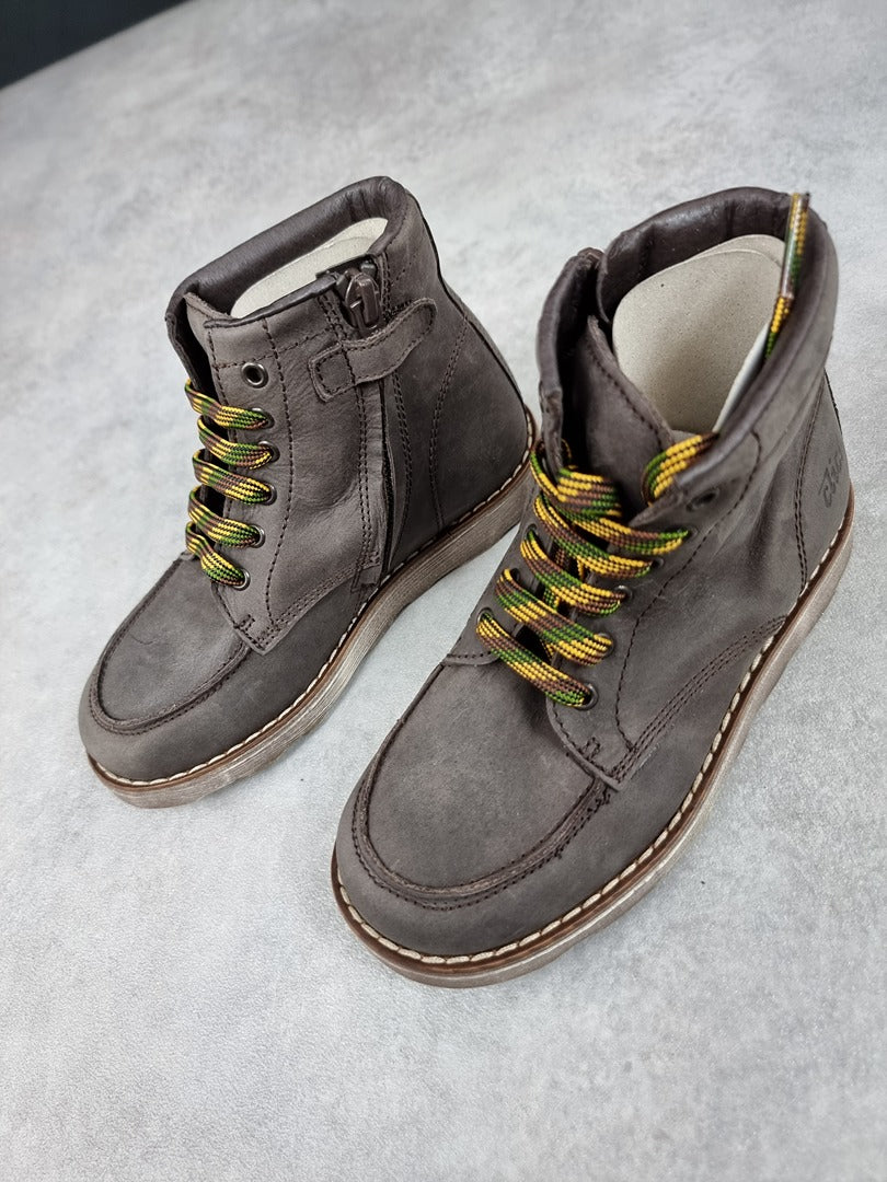 Bottines garçon en cuir clic! marron - Taille 29 C240