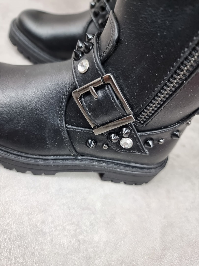 Bottes fille Asso noires - Pointure 25 C022