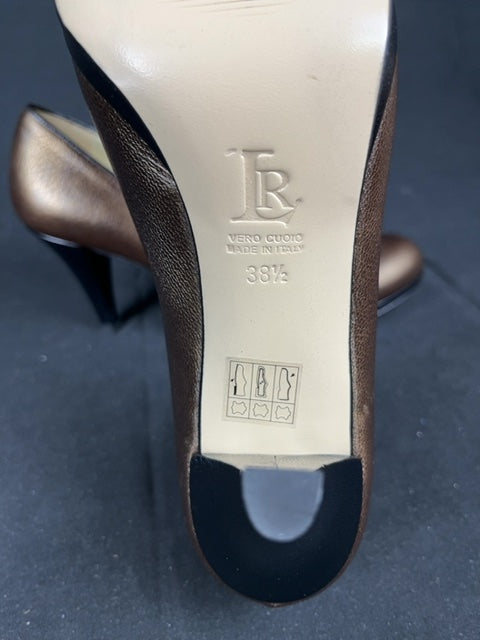 Escarpins Linea Raffaelli Doré - 38.5 Réf: 12207-27-657