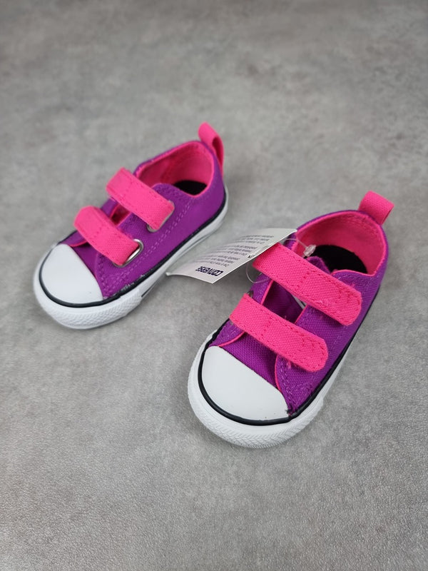 Baskets bébé fille Converse violet - Taille 20 Réf: C002
