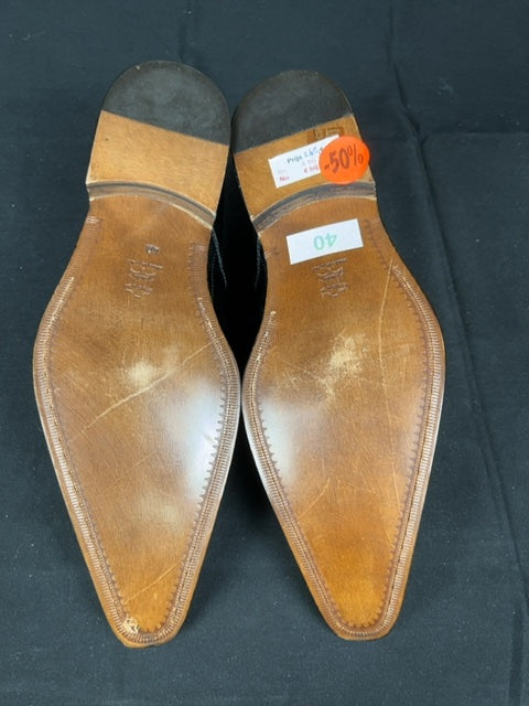 Chaussures habillées Archetipo noir avec semelle en cuir - 40 Réf: 090