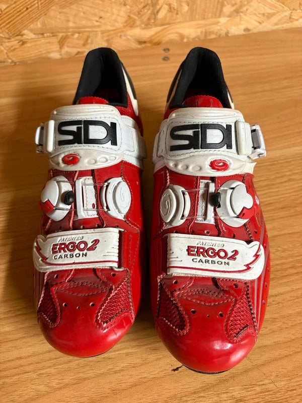 Chaussures vélo route Sidi Ergo 2 Carbon – T.39 – Semelle carbone