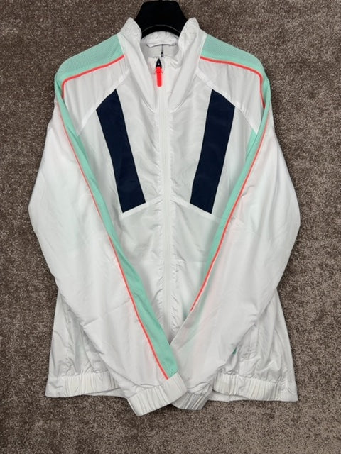 Veste running Hummel Trophy Zip Jacket blanche - Taille : L Réf: 453